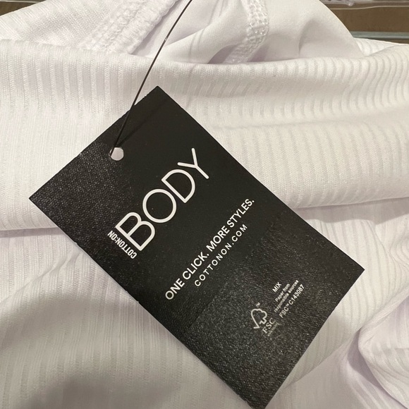 White Tennis Skirt By Body NWT - Picture 6 of 7